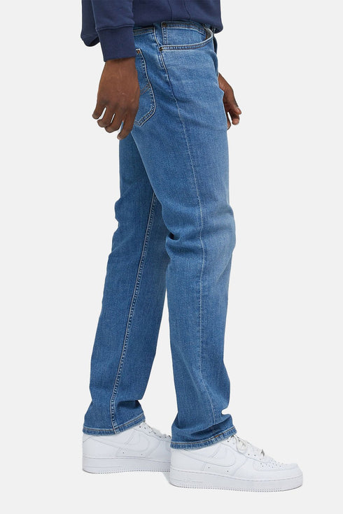 Brooklyn Straight Jeans In Manhattan Mid Wash